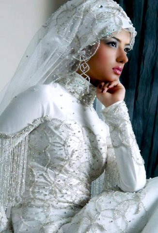 Мусульманские свадебные платья 2011 (фото)